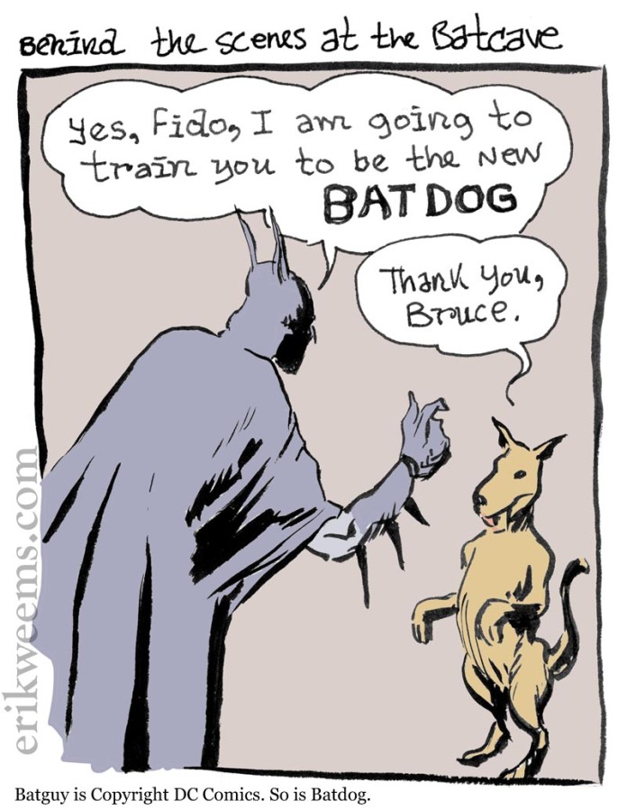 Fic Batman : There’s something in the box (Guarantee by bat instinct). [Dog of Wayne manor Series]